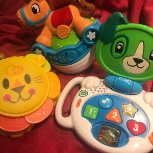 Baby Toy Bundle:  Playskool Nesting Toy and Leap Frog